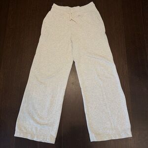 Buck Mason Vintage Interloop Wide Leg Sweatpant, Heather Oat, M